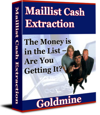 Product picture Mail list Cash Extraction Gold mine PLR